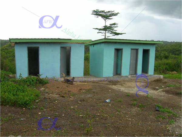 New latrines and washyards