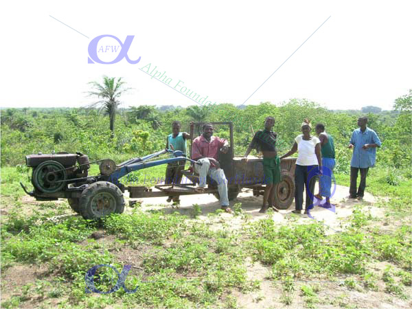 Delivery tractor