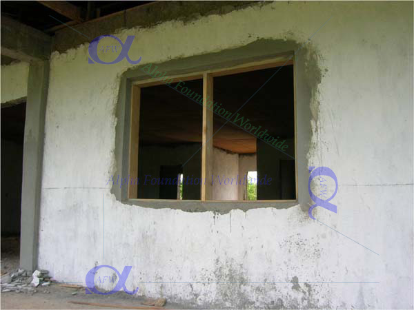 Window frame installation