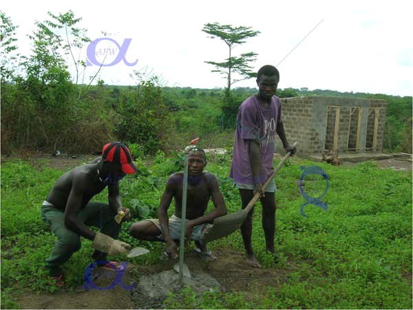 Outside pump installation